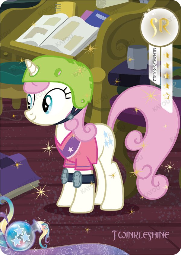Twinkleshine MLPME02-SR-018L2 card from Moon Edition Series 2
