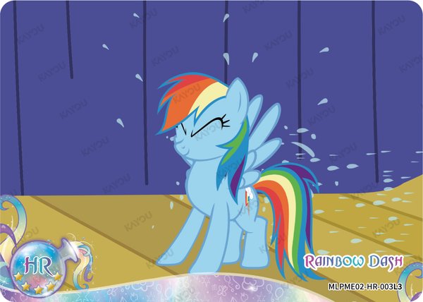 Rainbow Dash MLPME02-HR-003L3 card from Moon Edition Series 2