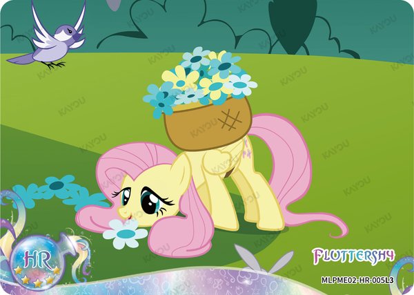 Fluttershy MLPME02-HR-005L3 card from Moon Edition Series 2