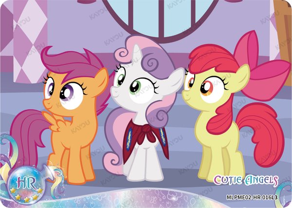 Cutie Angels MLPME02-HR-016L3 card from Moon Edition Series 2