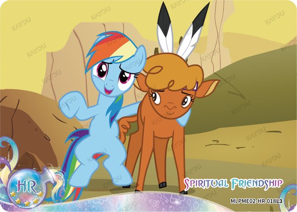 Spiritual Friendship MLPME02-HR-018L3 card from Moon Edition Series 2