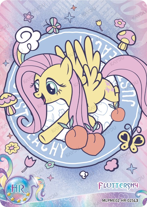 Fluttershy MLPME02-HR-047L3 card from Moon Edition Series 2