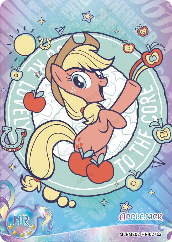 Applejack MLPME02-HR-049L3 card from Moon Edition Series 2