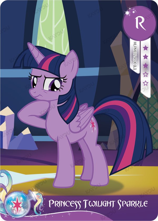 Princess Twilight Sparkle MLPME02-R-001L1 card from Moon Edition Series 2