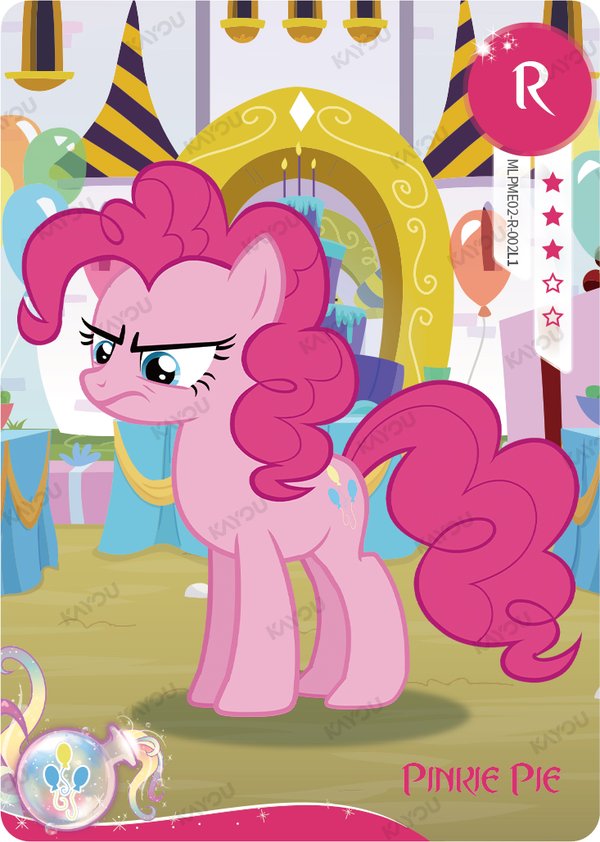 Pinkie Pie MLPME02-R-002L1 card from Moon Edition Series 2