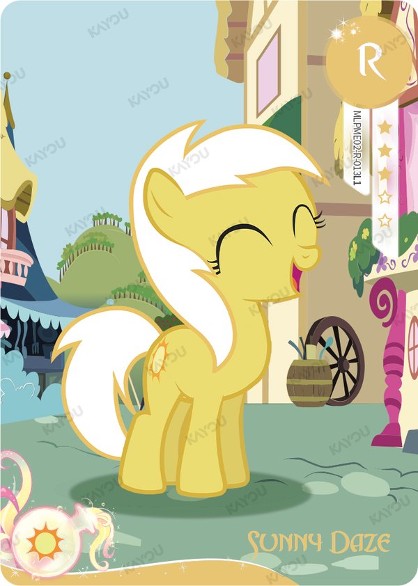 Sunny Daze MLPME02-R-013L1 card from Moon Edition Series 2