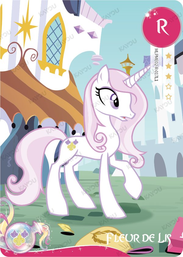 Fleur de Lis MLPME02-R-017L1 card from Moon Edition Series 2