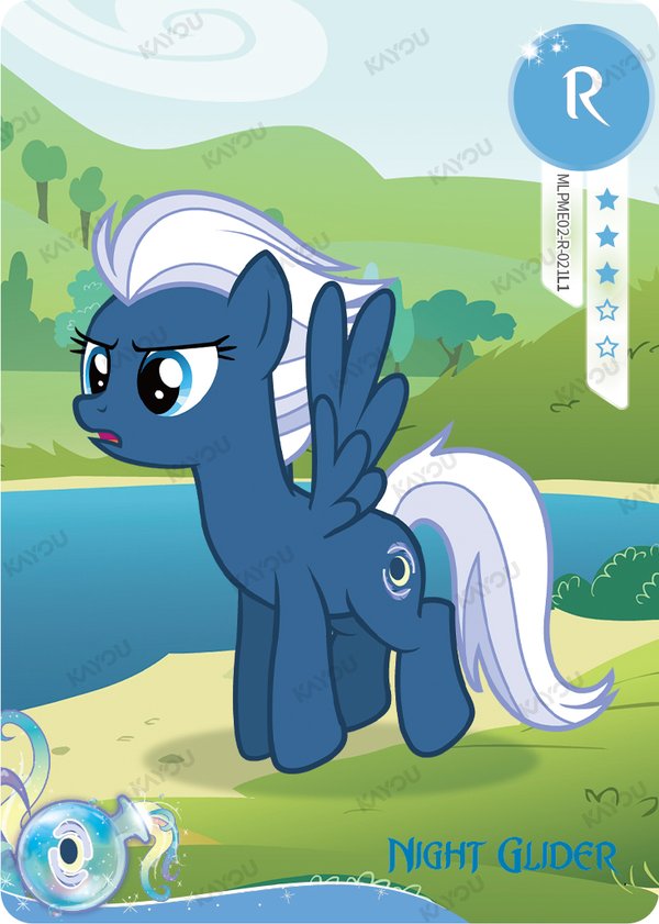 Night Glider MLPME02-R-021L1 card from Moon Edition Series 2