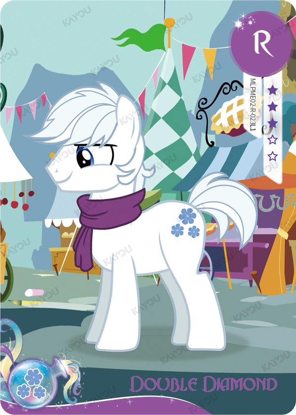 Double Diamond MLPME02-R-023L1 card from Moon Edition Series 2