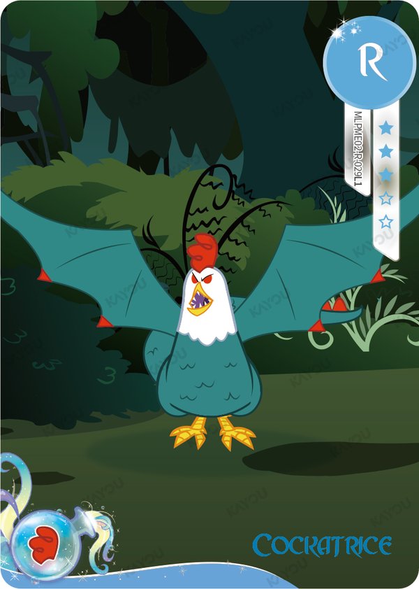 Cockatrice MLPME02-R-029L1 card from Moon Edition Series 2