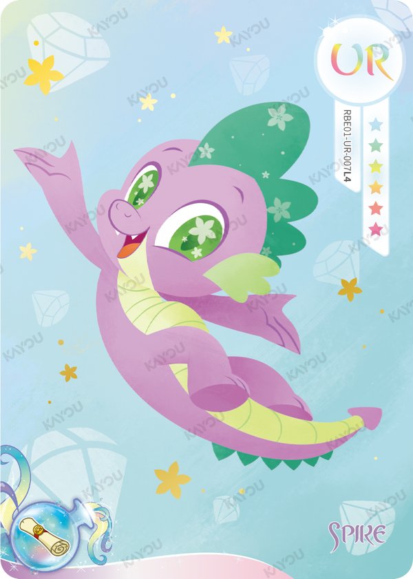 Spike RBE01-UR-007L4 card from Rainbow Edition Series 1