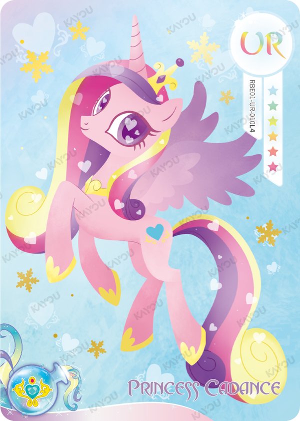 Princess Cadance RBE01-UR-010L4 card from Rainbow Edition Series 1