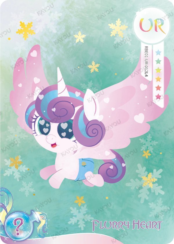 Flurry Heart RBE01-UR-012L4 card from Rainbow Edition Series 1