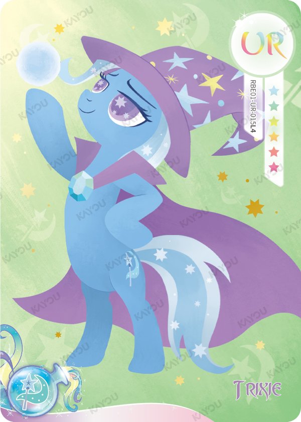 Trixie RBE01-UR-015L4 card from Rainbow Edition Series 1
