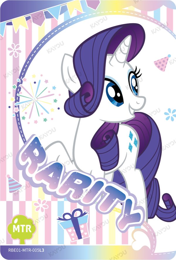 Rarity RBE01-MTR-005L3 card from Rainbow Edition Series 1