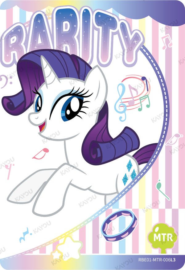 Rarity RBE01-MTR-006L3 card from Rainbow Edition Series 1