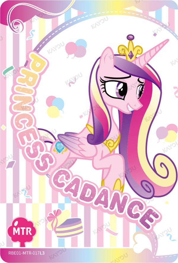 Princess Cadance RBE01-MTR-017L3 card from Rainbow Edition Series 1