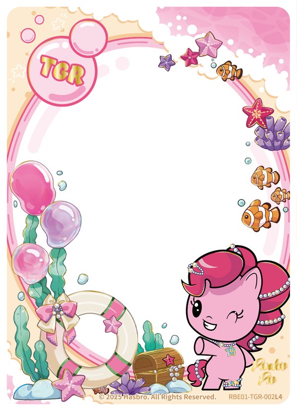 Pinkie Pie RBE01-TGR-002L4 card from Rainbow Edition Series 1