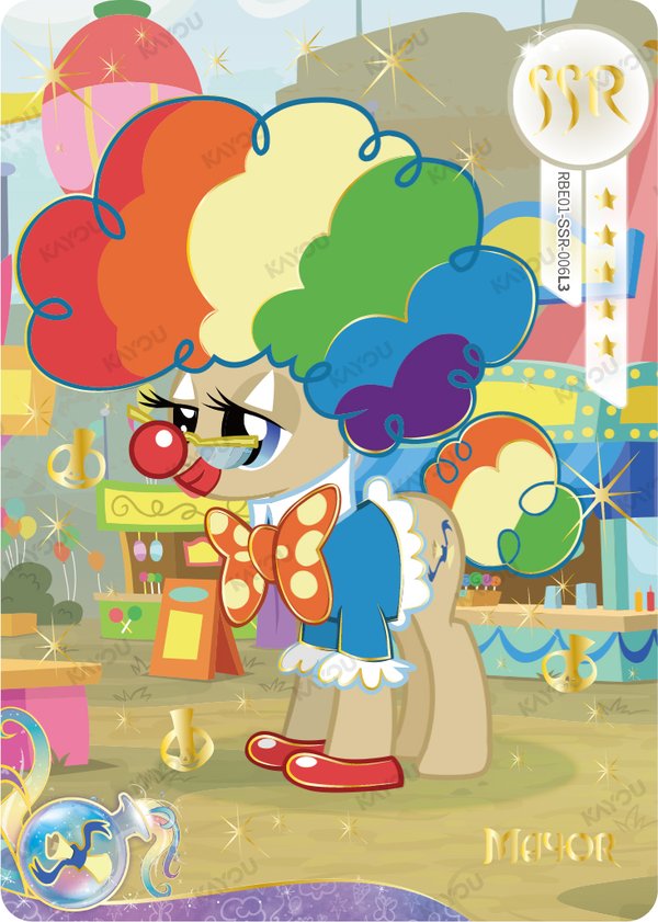 Mayor RBE01-SSR-006L3 card from Rainbow Edition Series 1