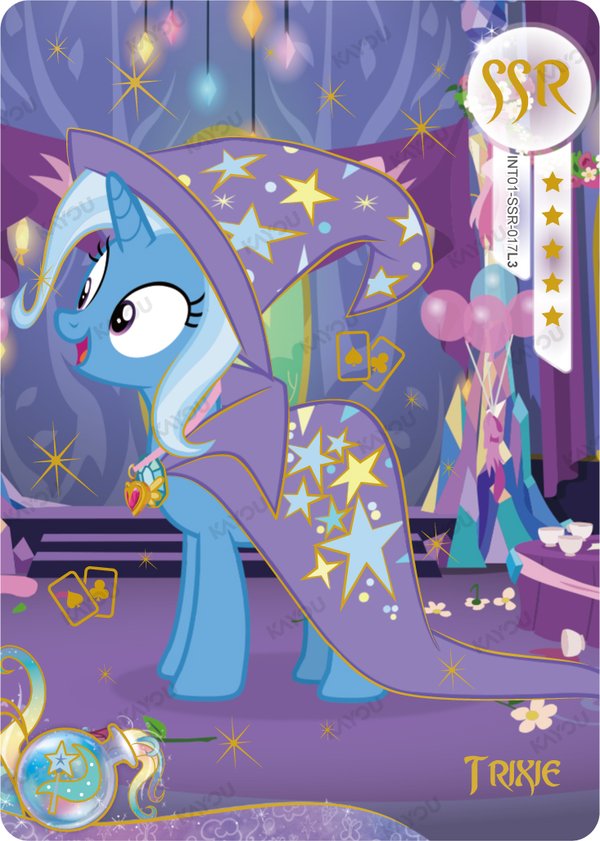 Trixie RBE01-SSR-014L3 card from Rainbow Edition Series 1