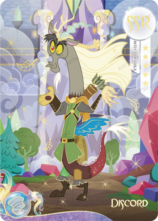 Discord RBE01-SSR-015L3 card from Rainbow Edition Series 1