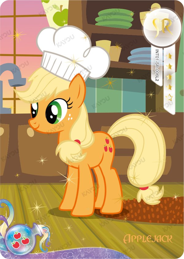 Applejack INT01-SR-006L2 card from Rainbow Edition Series 1