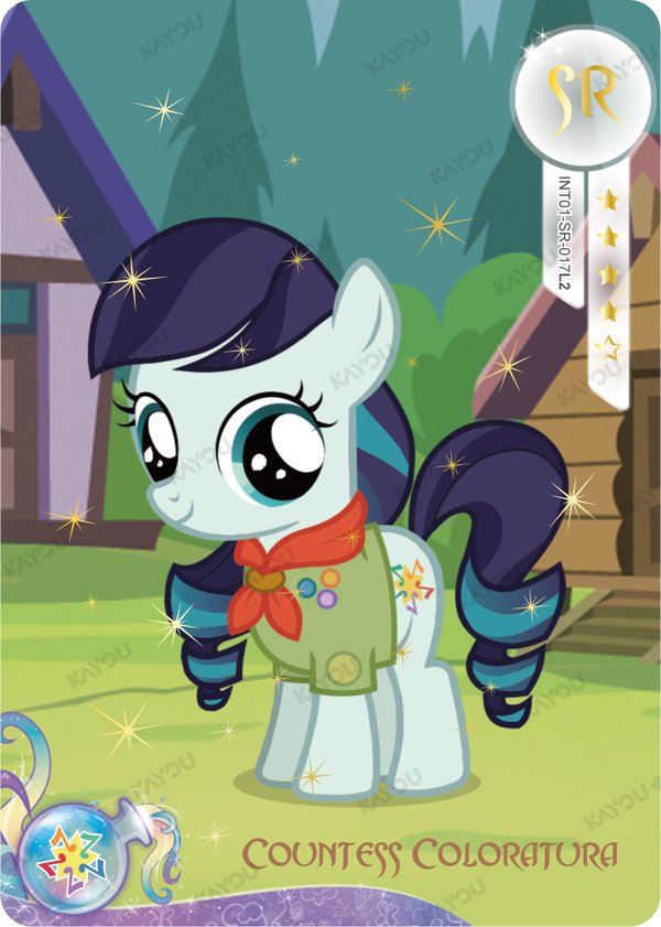 Countess Coloratura INT01-SR-017L2 card from Rainbow Edition Series 1