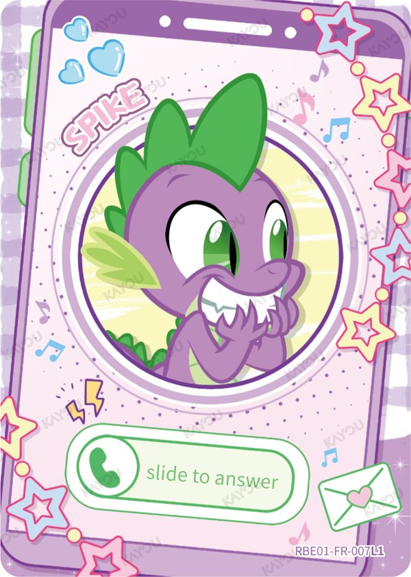 Spike RBE01-FR-007L1 card from Rainbow Edition Series 1