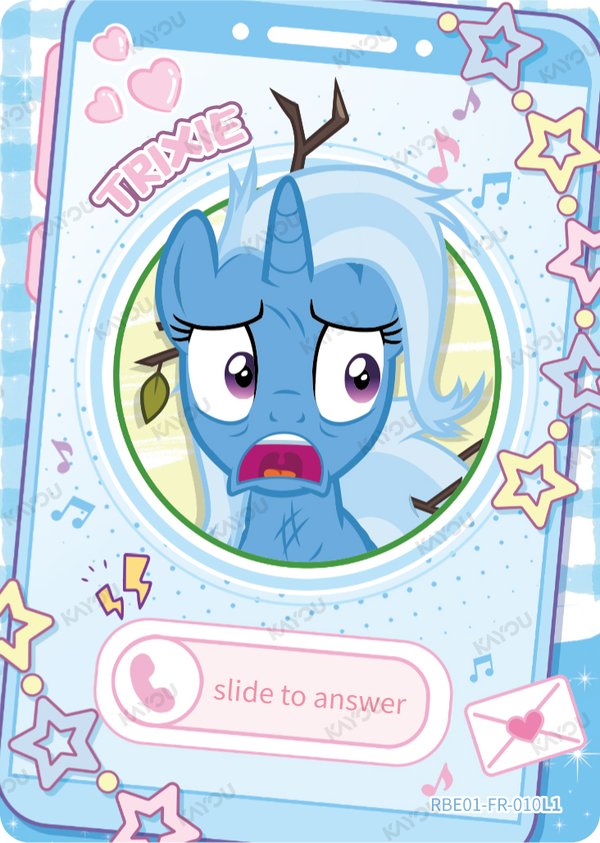 Trixie RBE01-FR-010L1 card from Rainbow Edition Series 1