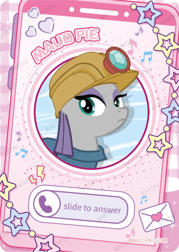 Maud Pie RBE01-FR-012L1 card from Rainbow Edition Series 1