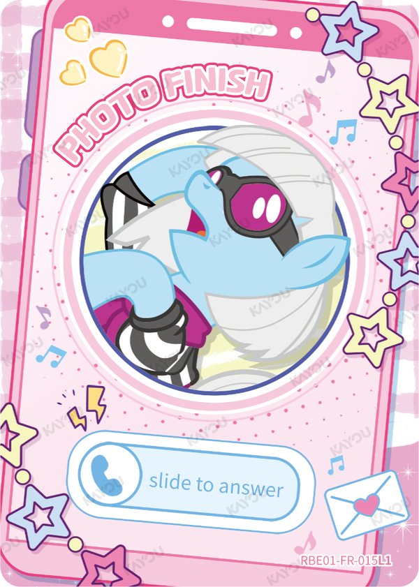 Photo Finish RBE01-FR-015L1 card from Rainbow Edition Series 1