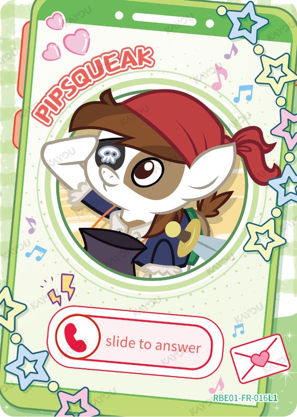 Pip Squeak RBE01-FR-016L1 card from Rainbow Edition Series 1
