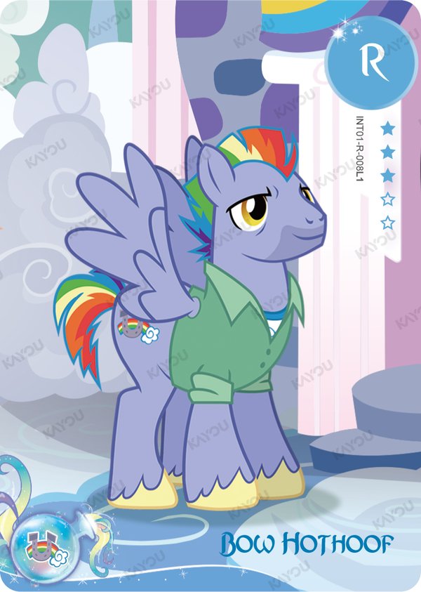 Bow Hothoof INT01-R-008L1 card from Rainbow Edition Series 1