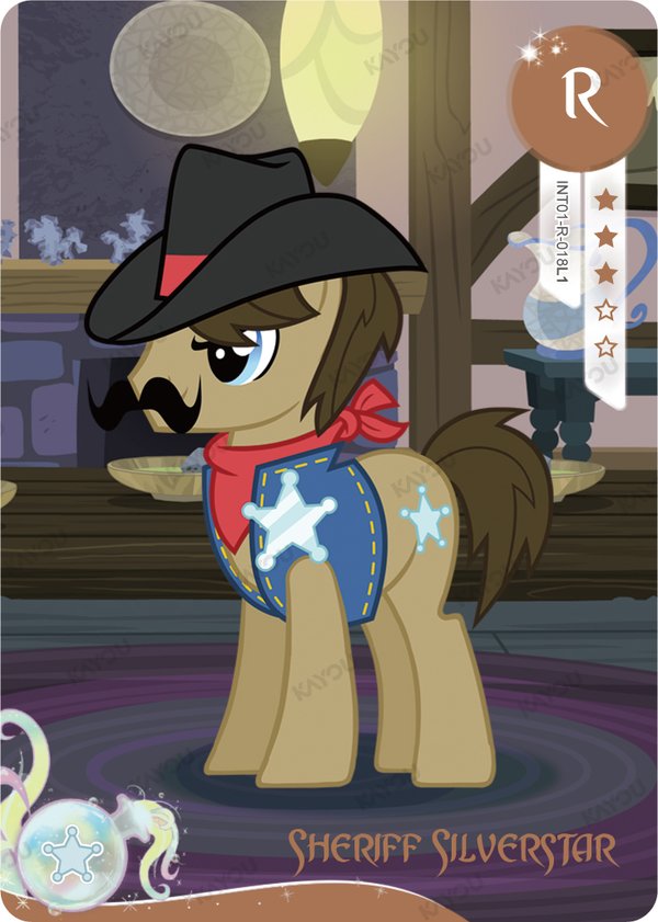 Sheriff Silver Star INT01-R-018L1 card from Rainbow Edition Series 1