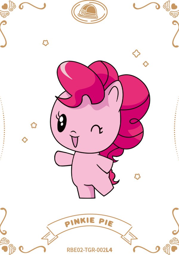 Pinkie Pie RBE02-TGR-002L4 card from Rainbow Edition Series 2