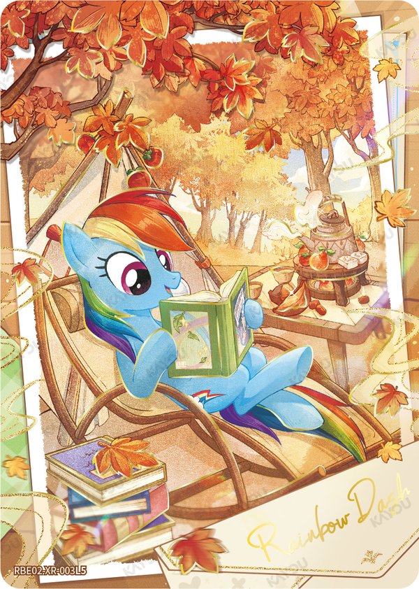 Rainbow Dash RBE02-XR-003L5 card from Rainbow Edition Series 2