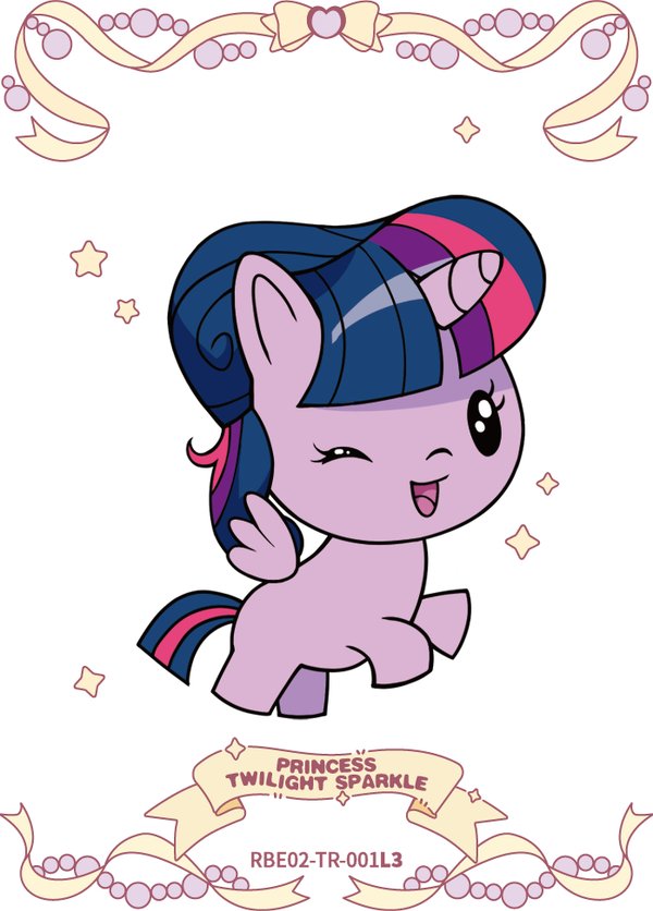 Princess Twilight Sparkle RBE02-TR-001L3 card from Rainbow Edition Series 2