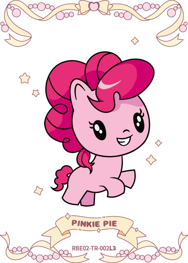 Pinkie Pie RBE02-TR-002L3 card from Rainbow Edition Series 2