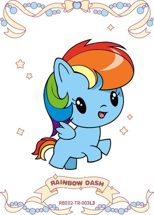 Rainbow Dash RBE02-TR-003L3 card from Rainbow Edition Series 2