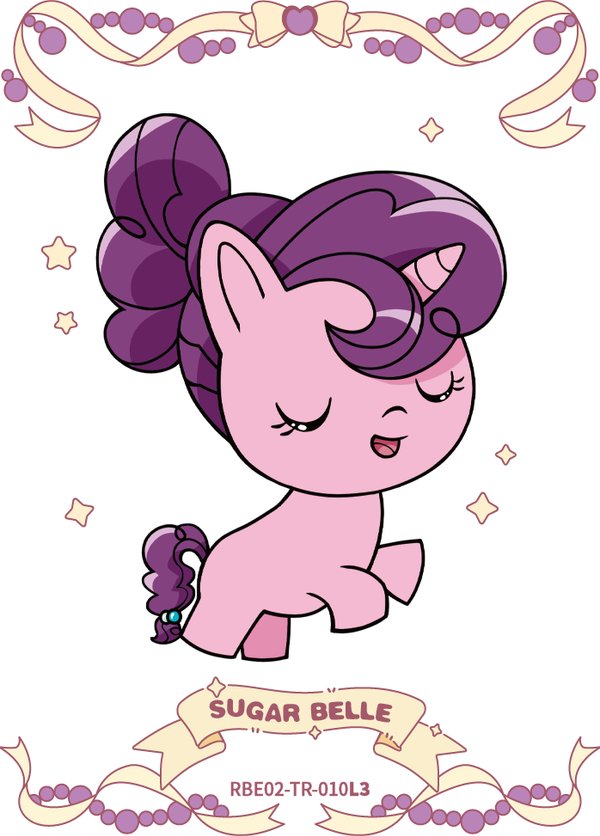 Sugar Belle RBE02-TR-010L3 card from Rainbow Edition Series 2