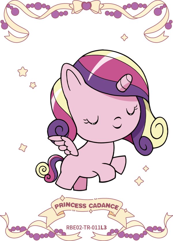 Princess Cadance RBE02-TR-011L3 card from Rainbow Edition Series 2