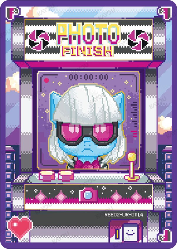 Photo Finish RBE02-UR-011L4 card from Rainbow Edition Series 2