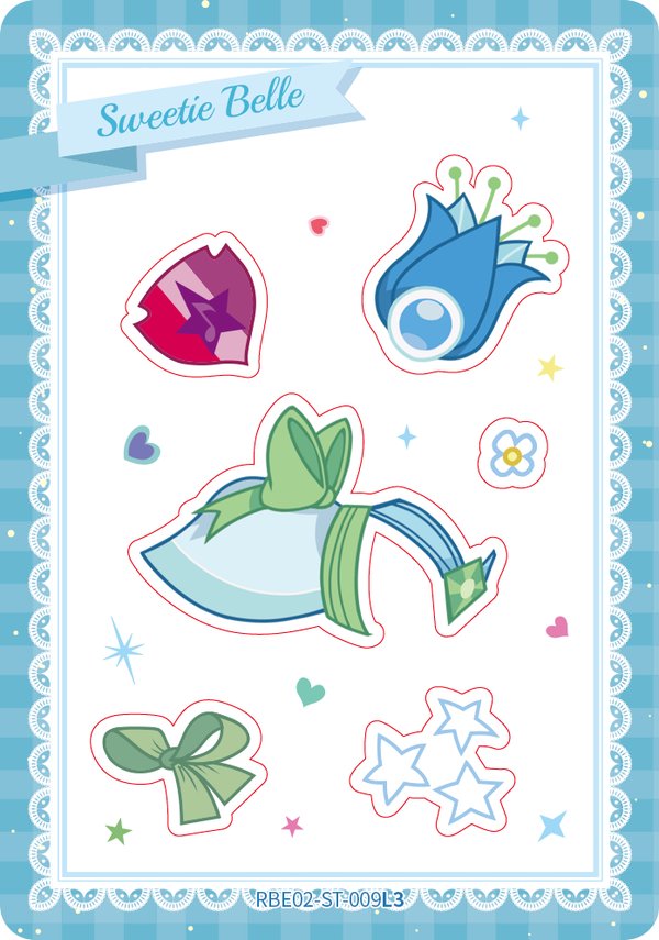 Sweetie Belle RBE02-ST-009L3 card from Rainbow Edition Series 2