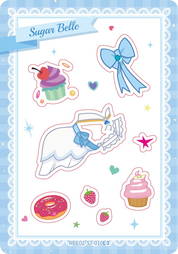 Sugar Belle RBE02-ST-010L3 card from Rainbow Edition Series 2