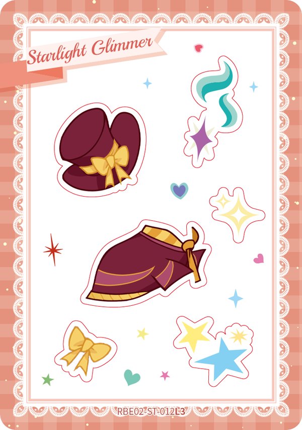 Starlight Glimmer RBE02-ST-012L3 card from Rainbow Edition Series 2