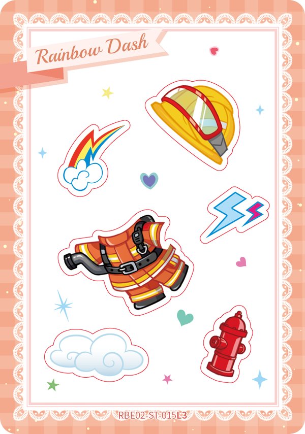 Rainbow Dash RBE02-ST-015L3 card from Rainbow Edition Series 2