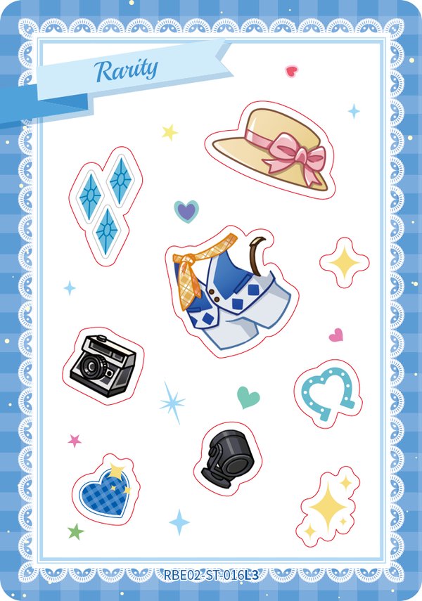 Rarity RBE02-ST-016L3 card from Rainbow Edition Series 2