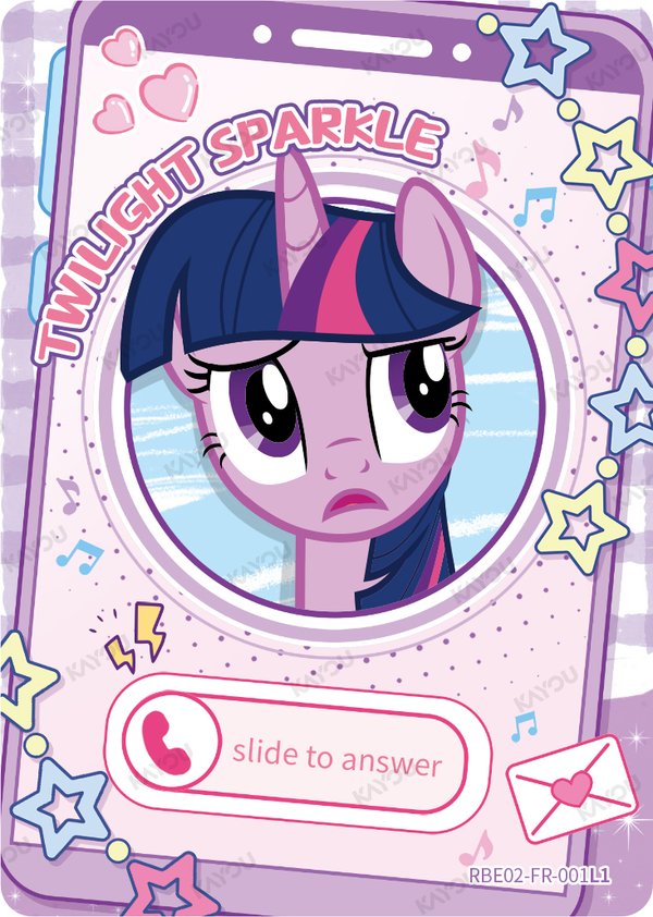 Princess Twilight Sparkle BRE02-FR-001L1 card from Rainbow Edition Series 2