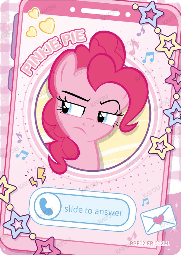 Pinkie Pie BRE02-FR-002L1 card from Rainbow Edition Series 2
