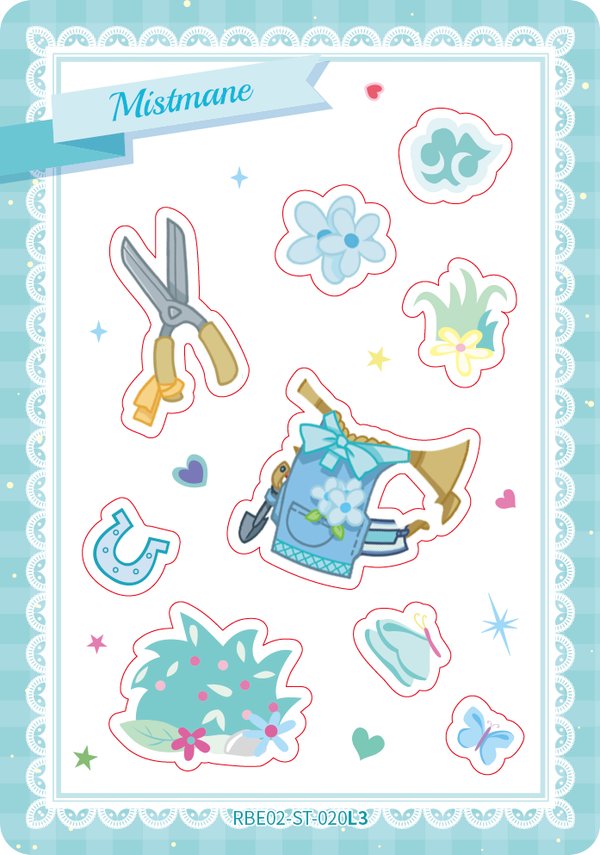 Mistmane RBE02-ST-020L3 card from Rainbow Edition Series 2